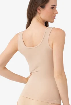 Bluzka bezszwowa z szerokimi ramiączkami Tank Top