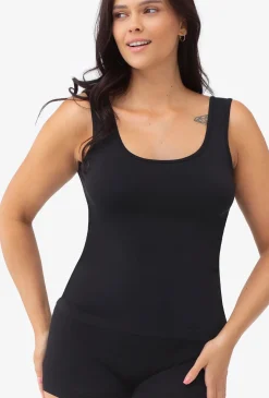 Bluzka bezszwowa z szerokimi ramiączkami Tank Top