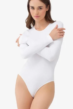 Body bezszwowe z długim rękawem Body L