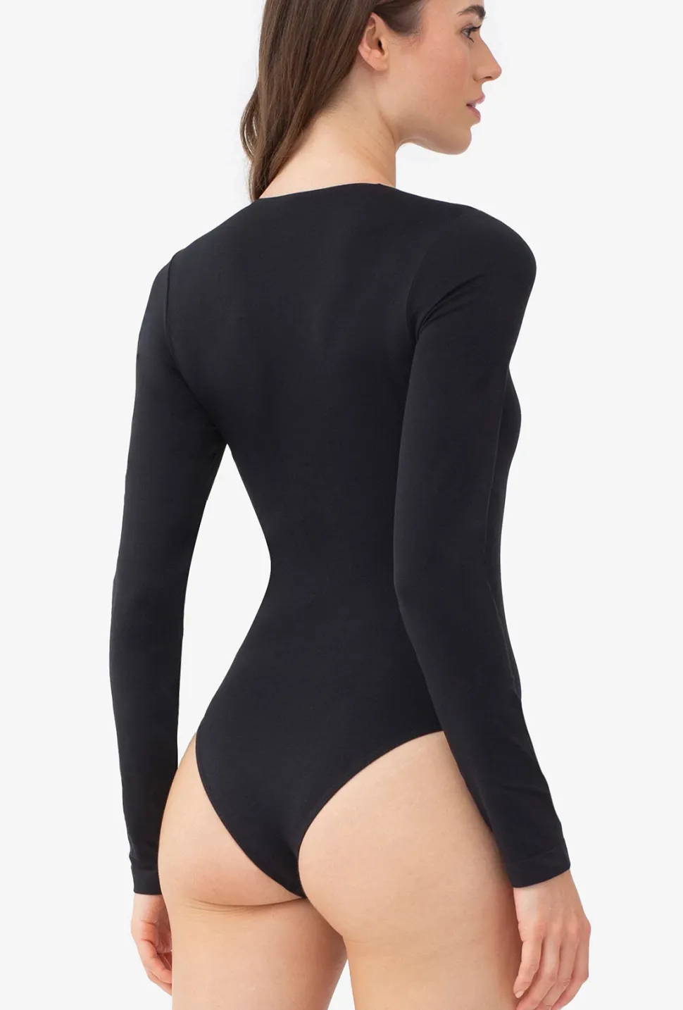 Body bezszwowe z długim rękawem Body L