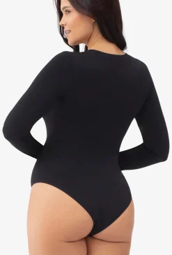 Body bezszwowe z długim rękawem Body L