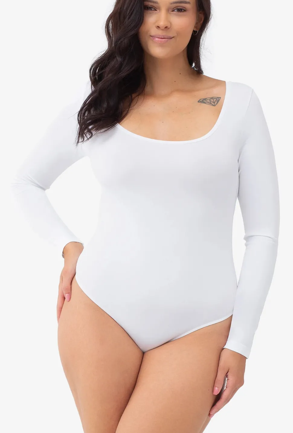 Body bezszwowe z długim rękawem Body Perfect