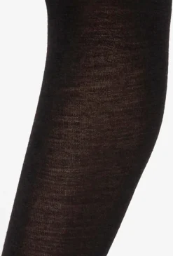 Czarne wełniane rajstopy Plus size