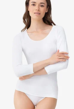 Dopasowana bluzka z rękawem 3/4 T-shirt Perfect