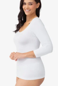 Dopasowana bluzka z rękawem 3/4 T-shirt Perfect