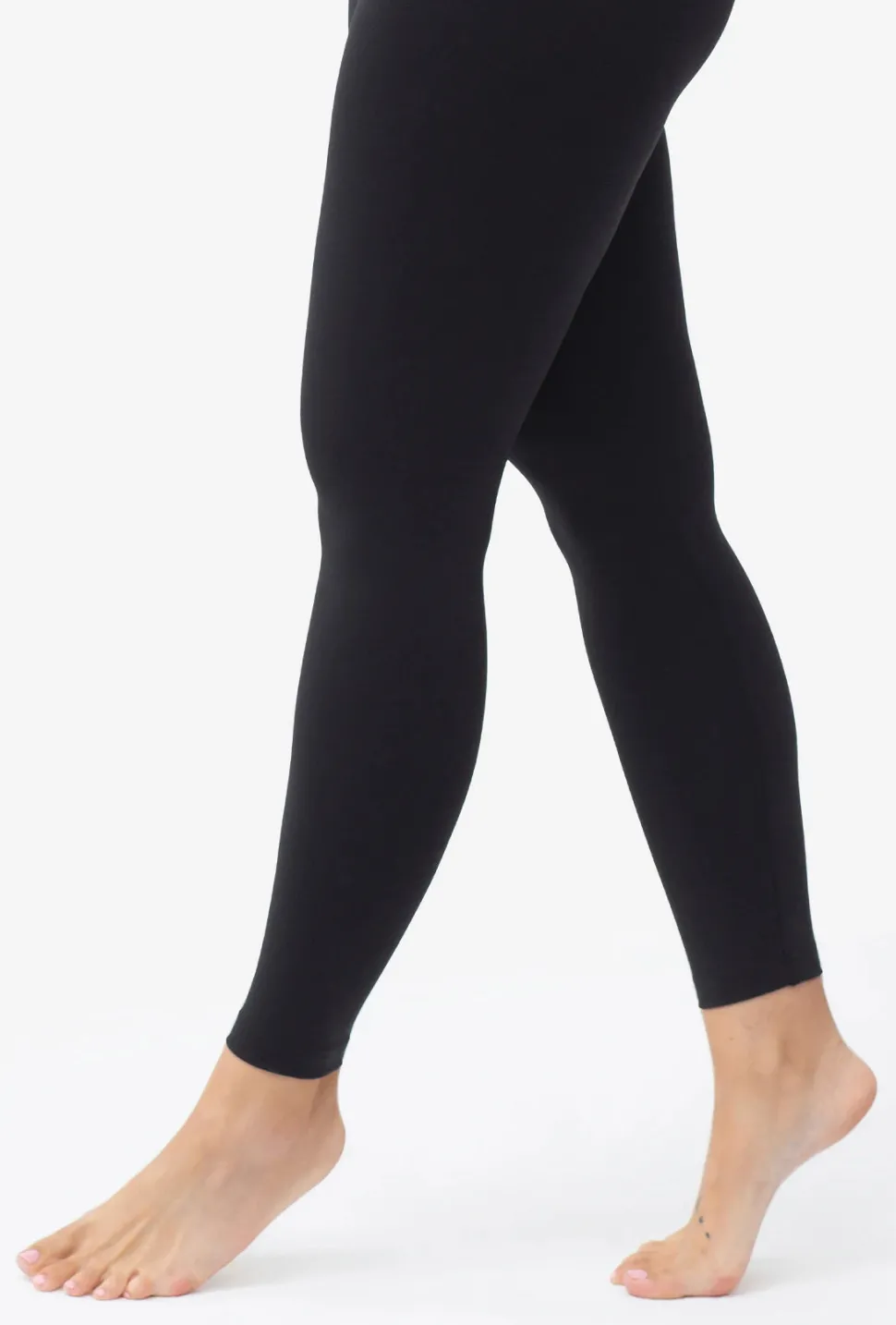Klasyczne legginsy z wysokim stanem Skinny hot
