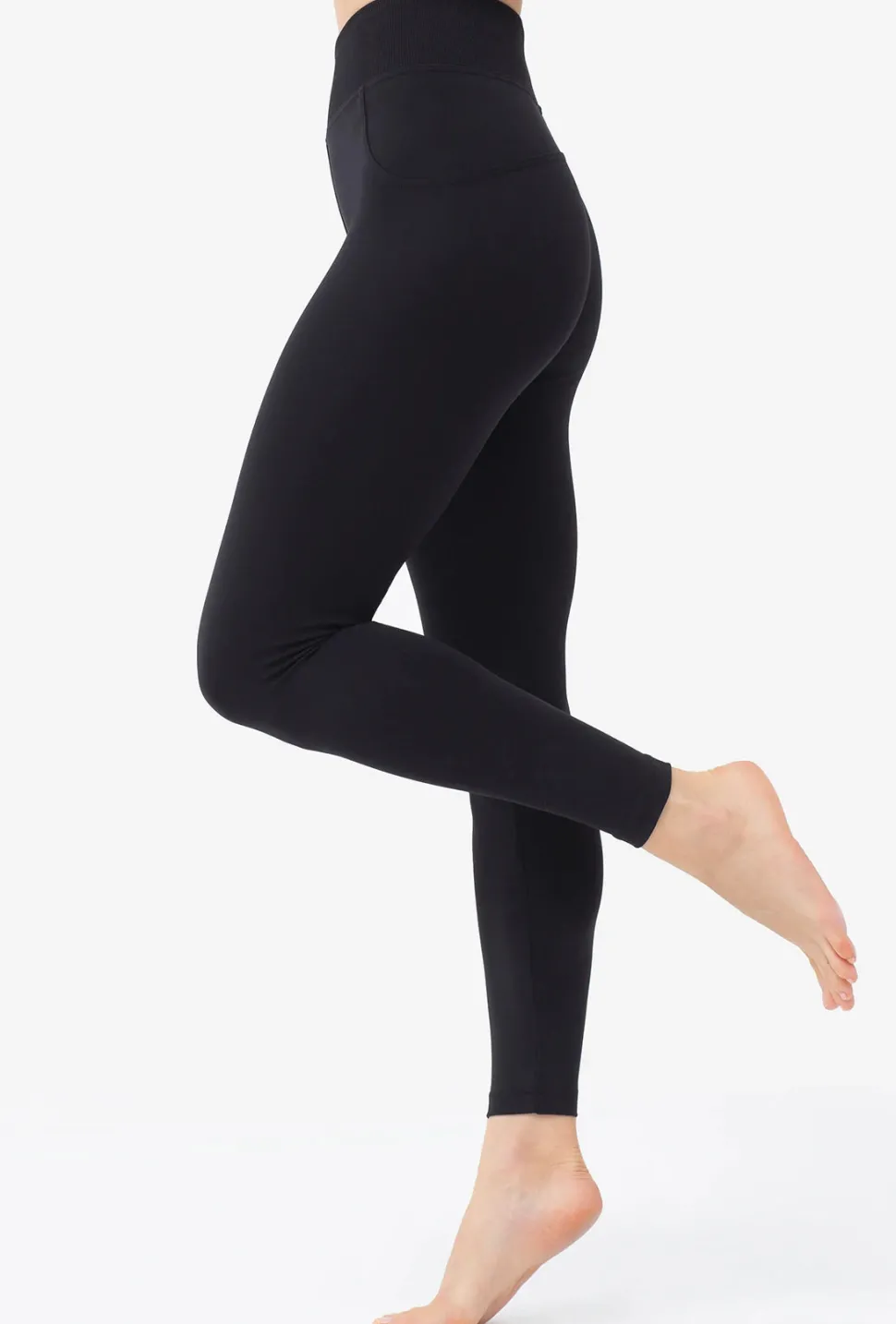 Klasyczne legginsy z wysokim stanem Skinny hot