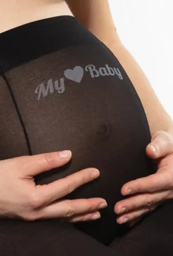Kryjące rajstopy ciążowe Mamma Sentence