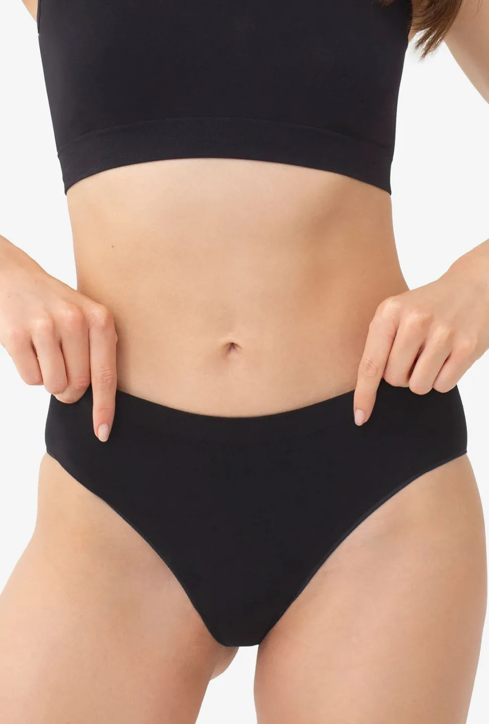 Majtki bawełniane bezszwowe Bikini Cotton
