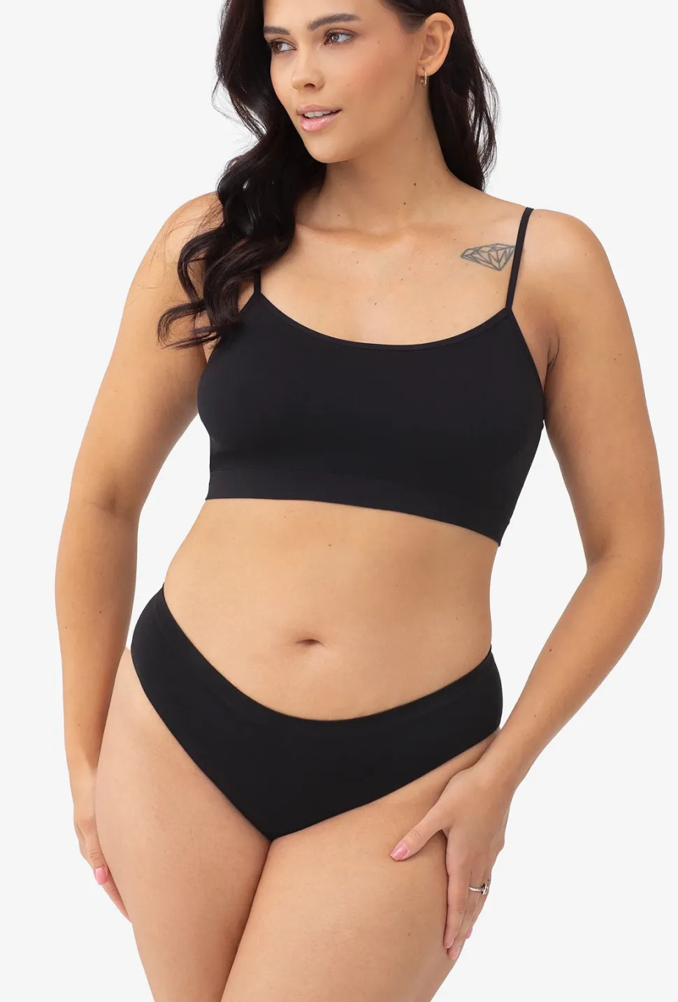 Majtki bawełniane bezszwowe Bikini Cotton
