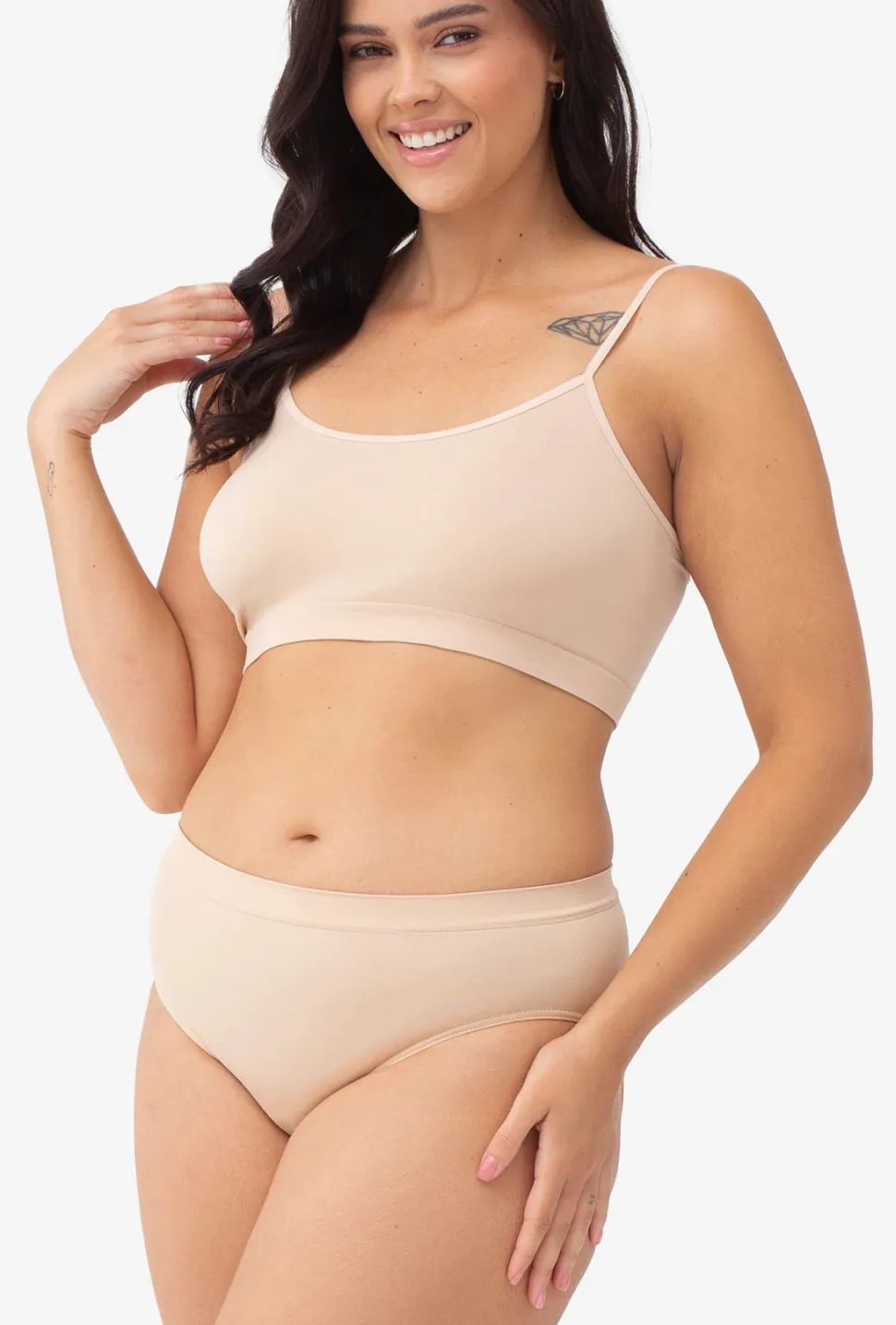 Majtki bezszwowe Bikini Basic