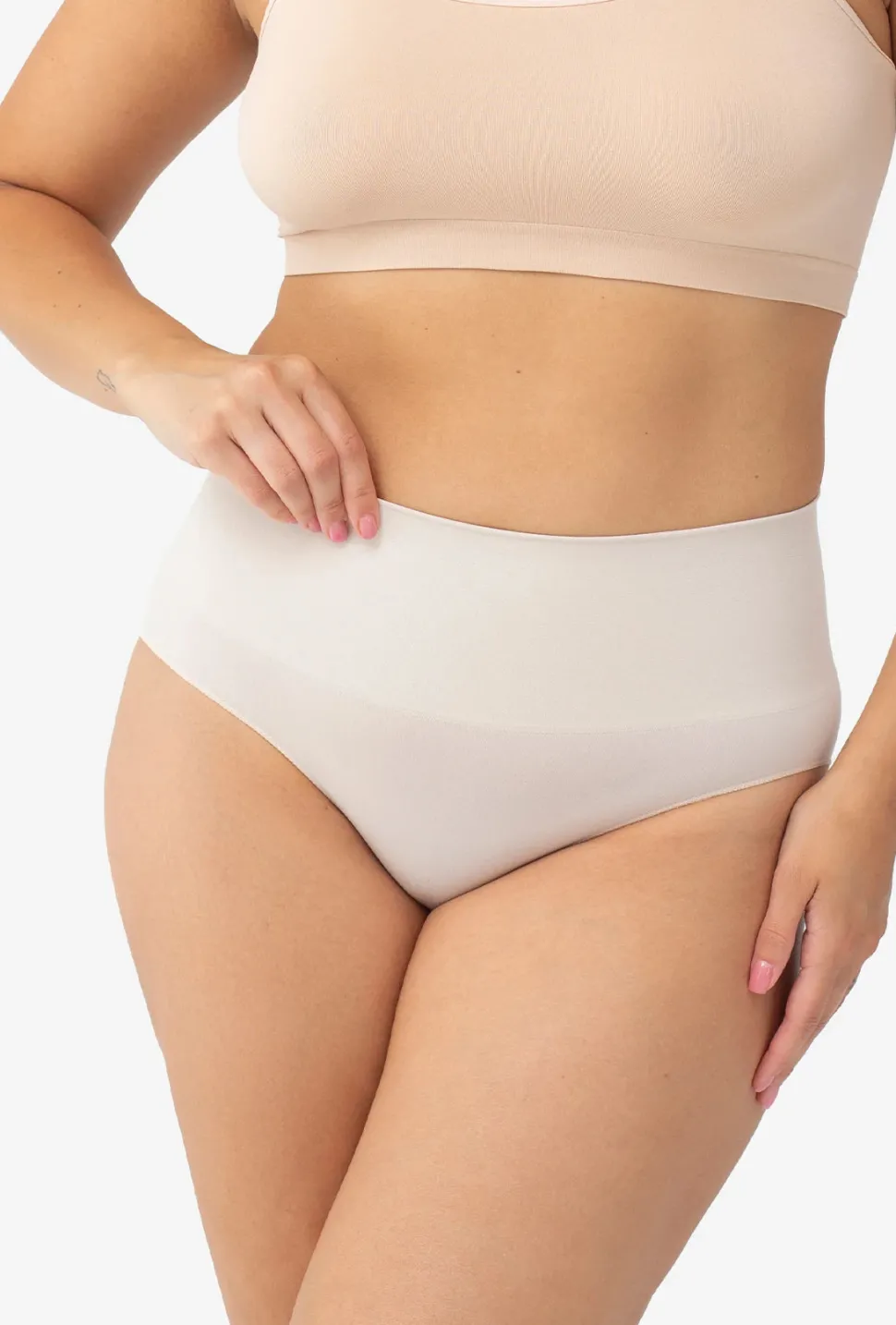 Majtki bezszwowe z wysokim stanem Panty Paola Invisible Skin