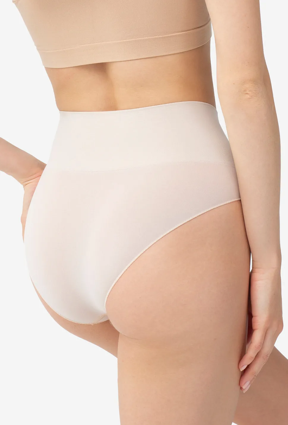 Majtki bezszwowe z wysokim stanem Panty Paola Invisible Skin