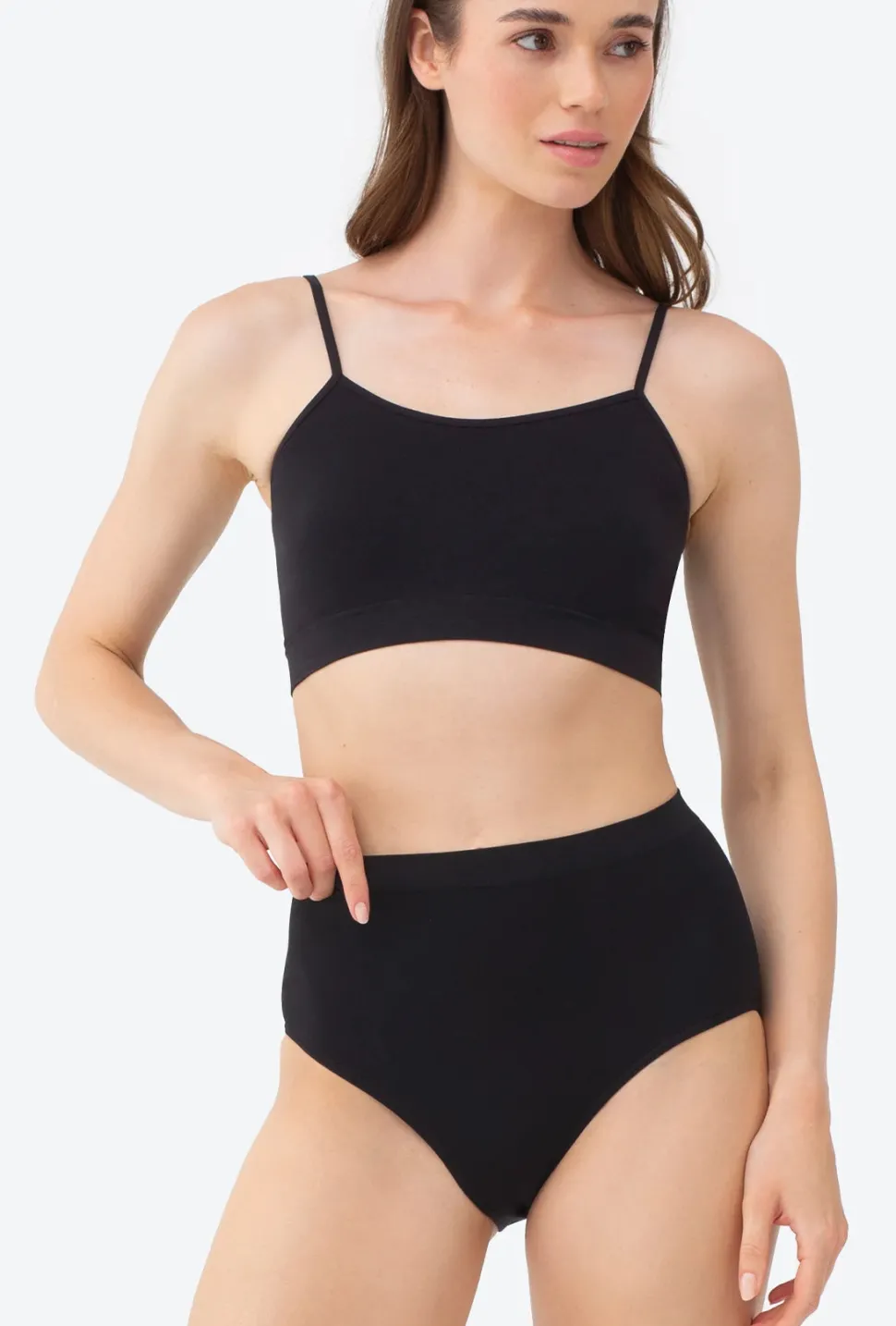 Majtki bezszwowe z wysokim stanem Bikini Thalia Classic