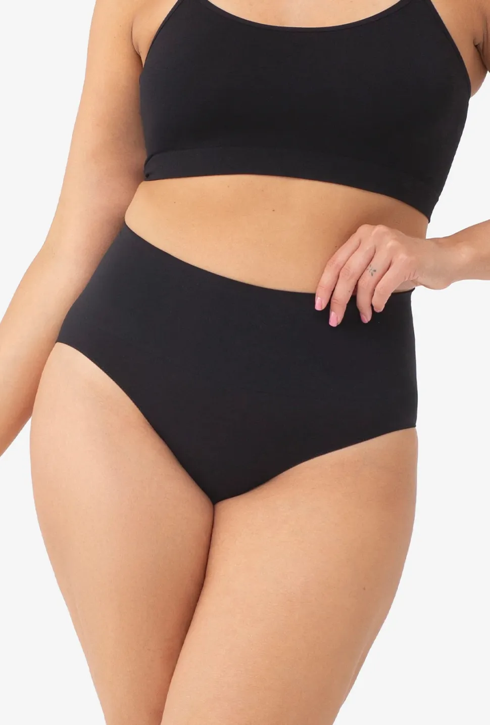 Majtki bezszwowe z wysokim stanem Panty Paola Invisible Skin