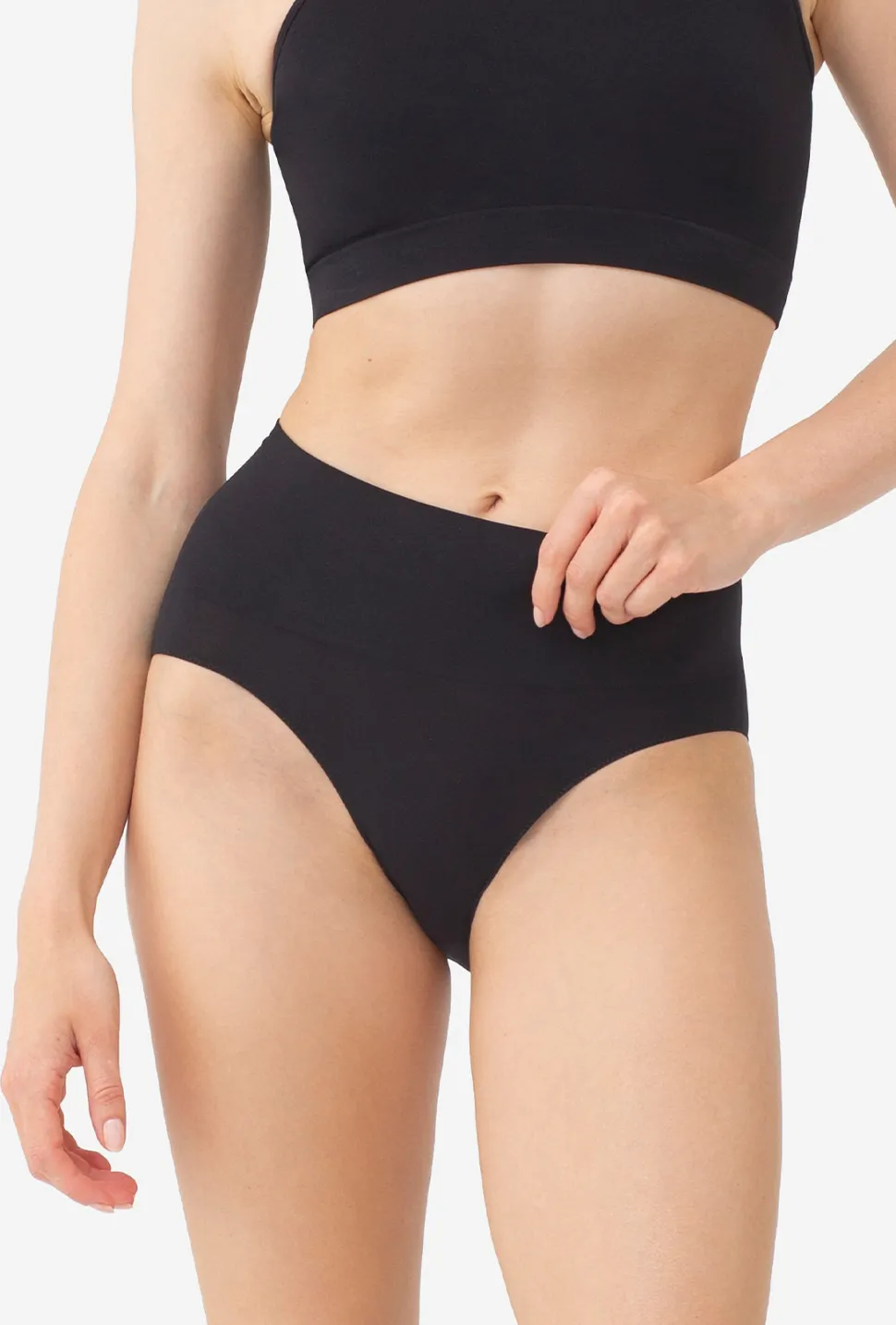Majtki bezszwowe z wysokim stanem Panty Paola Invisible Skin