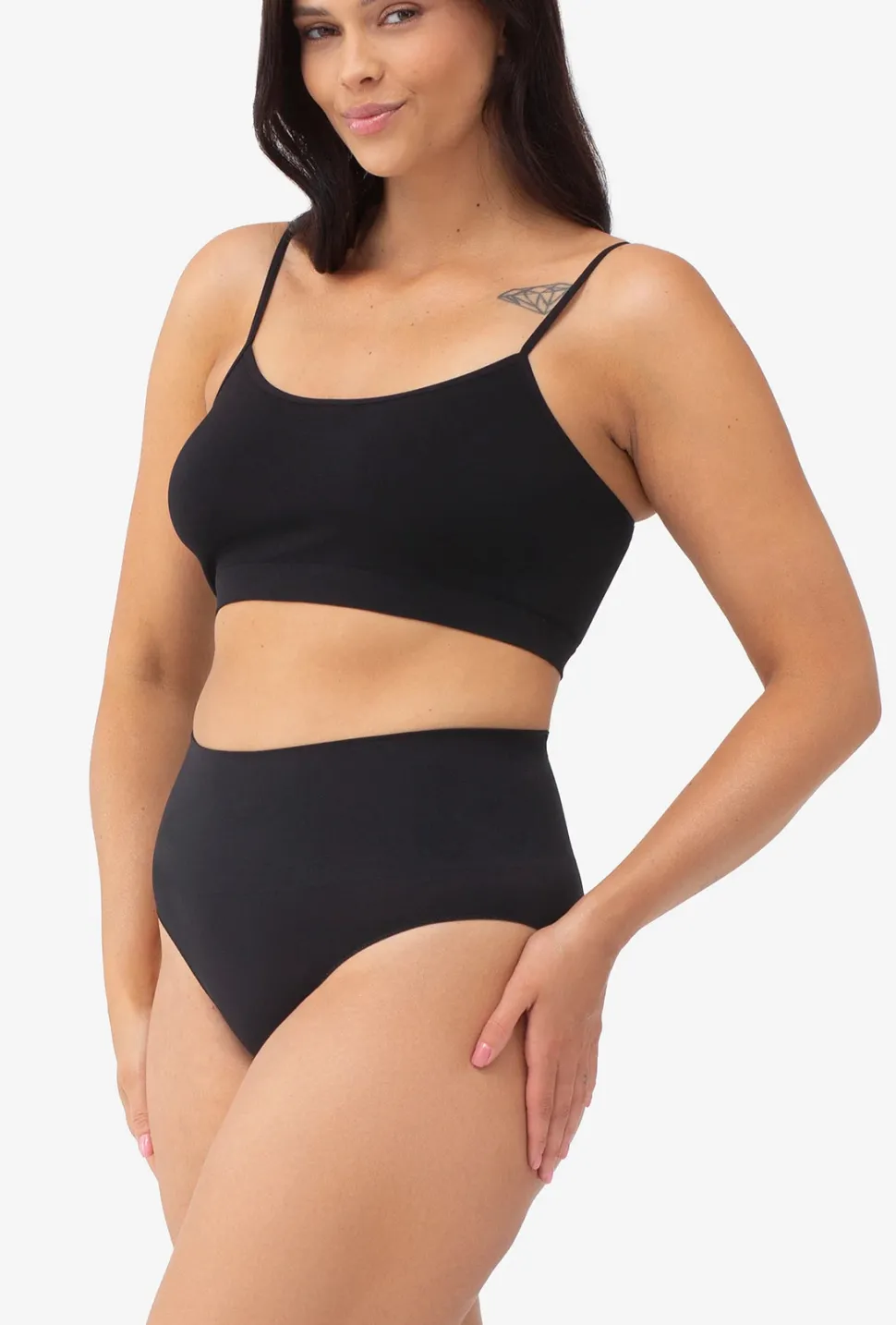 Majtki bezszwowe z wysokim stanem Panty Paola Invisible Skin
