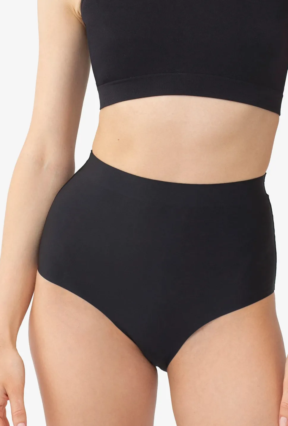 Majtki cięte laserowo z wysokim stanem Bikini Thalia Softi