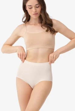 Majtki cięte laserowo z wysokim stanem Bikini Thalia Softi
