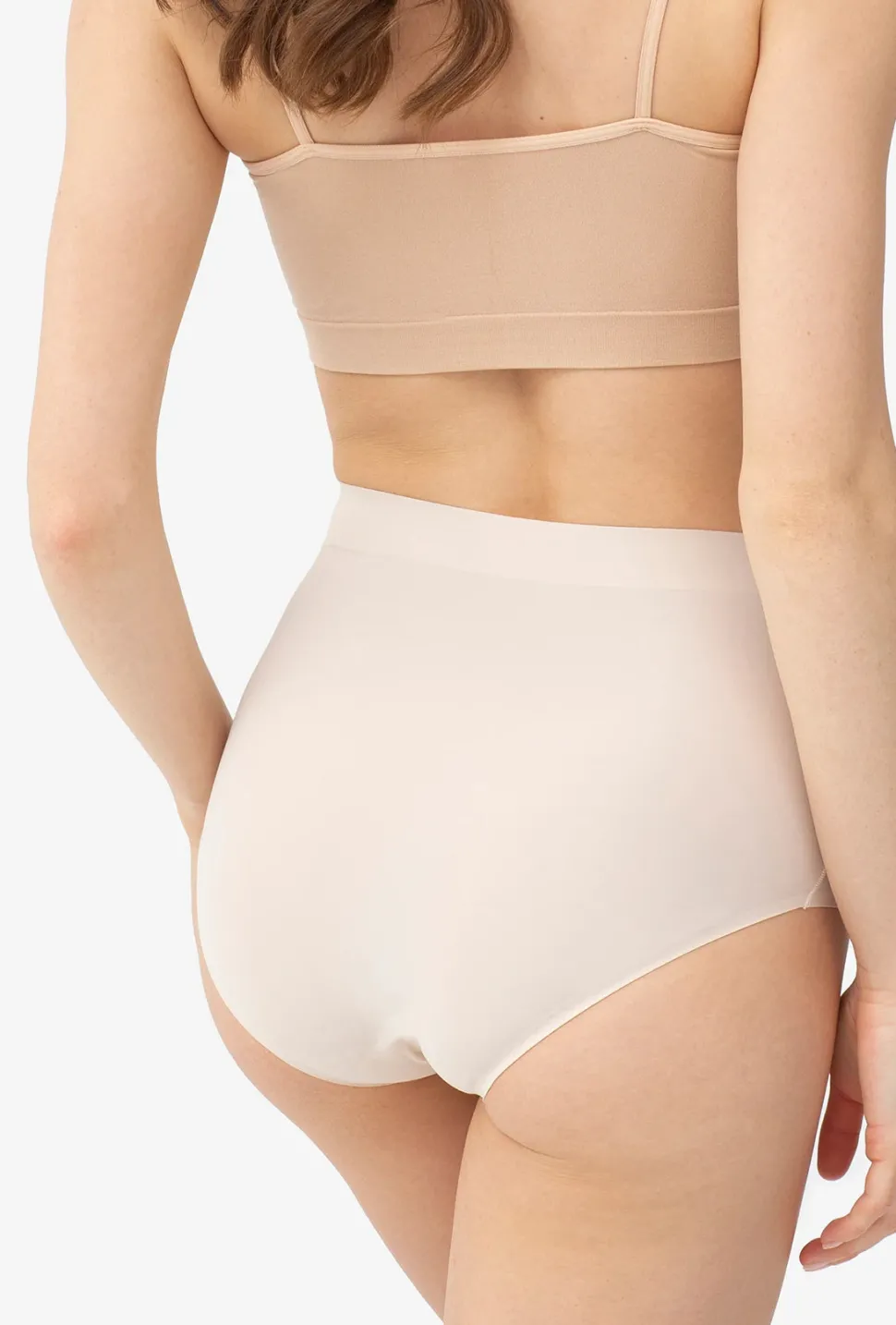 Majtki cięte laserowo z wysokim stanem Bikini Thalia Softi