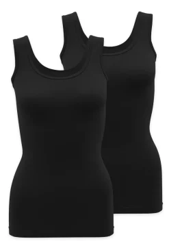 2-pak koszulek Tank top na grubych ramiączkach Q-Eko