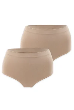 2-pak majtek z wysokim stanem bikini Thalia Q-Eko