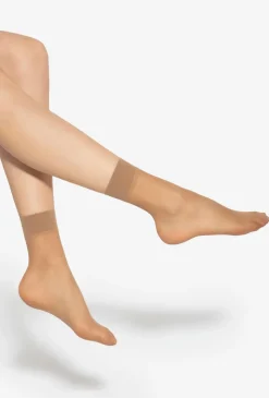 2-pak skarpetek rajstopowych Lycra