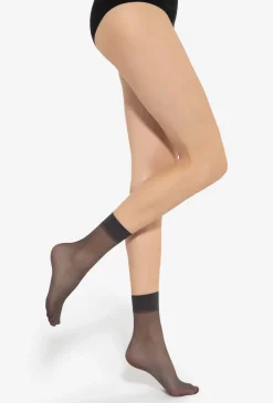 2-pak skarpetek rajstopowych Lycra
