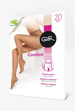 Rajstopy damskie z bezuciskowym ściągaczem Comfort Line 20 den