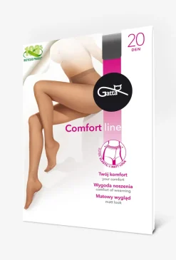 Rajstopy damskie z bezuciskowym ściągaczem Comfort Line 20 den