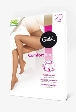 Rajstopy damskie z bezuciskowym ściągaczem Comfort Line 20 den
