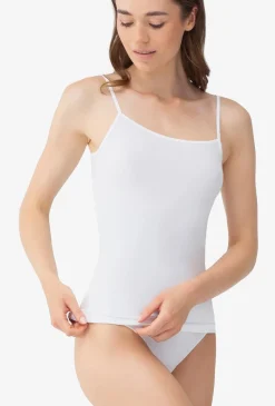 Top bezszwowy na cienkich ramiączkach Camisole