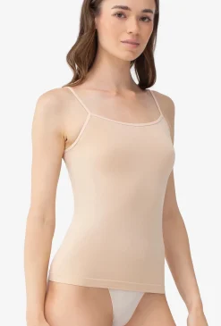 Top bezszwowy na cienkich ramiączkach Camisole