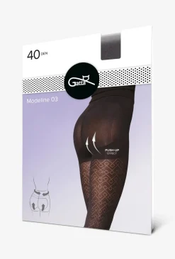 Wzorowane rajstopy modelujące Modeline wz. 03